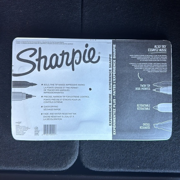 Sharpie Permanent Markers, Fine and Ultra-Fine Points, Assorted, 21 Count - Picture 2 of 2